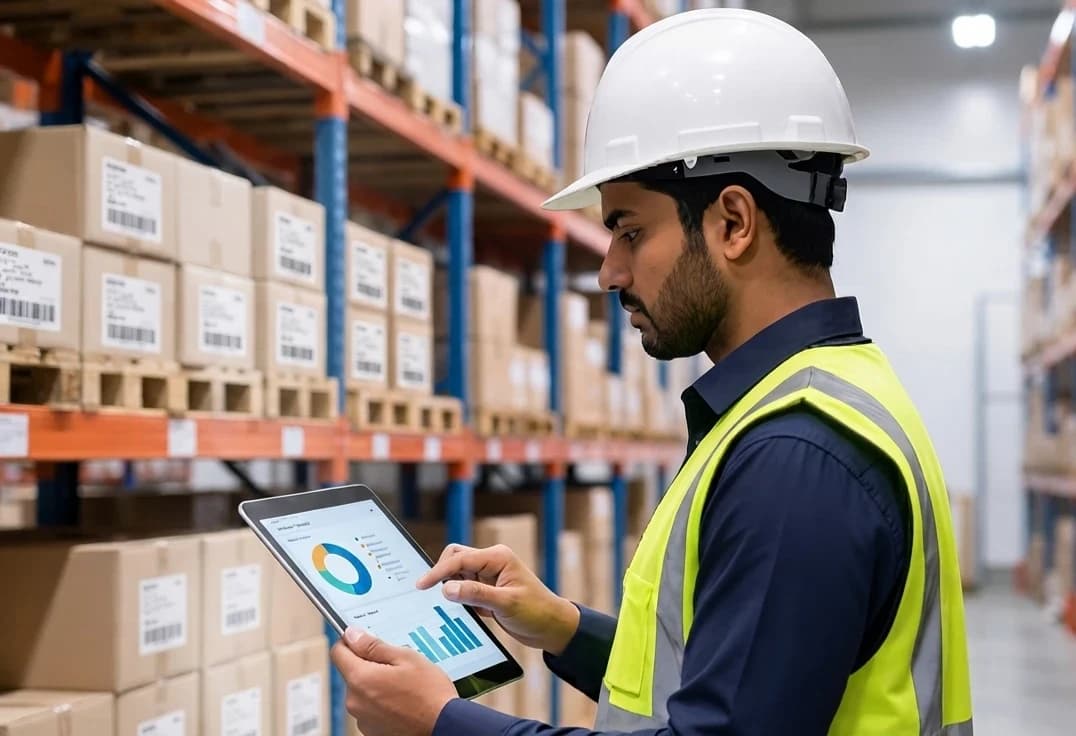 Warehouse Management System dashboard